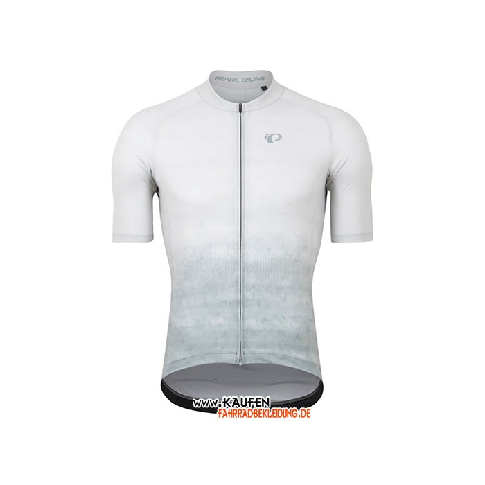 2021 Pearl Izumi Kurzarmtrikot und Kurze Tragerhose Wei Grau